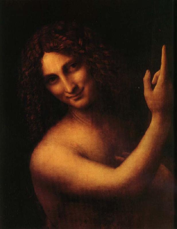 LEONARDO da Vinci Saint jean-Baptiste oil painting image